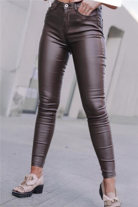 Hlače ROLERZA, Boja: smeđa, IVET.HR - MODERNA ODJEĆA