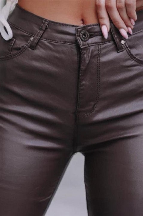 Hlače ROLERZA, Boja: smeđa, IVET.HR - MODERNA ODJEĆA