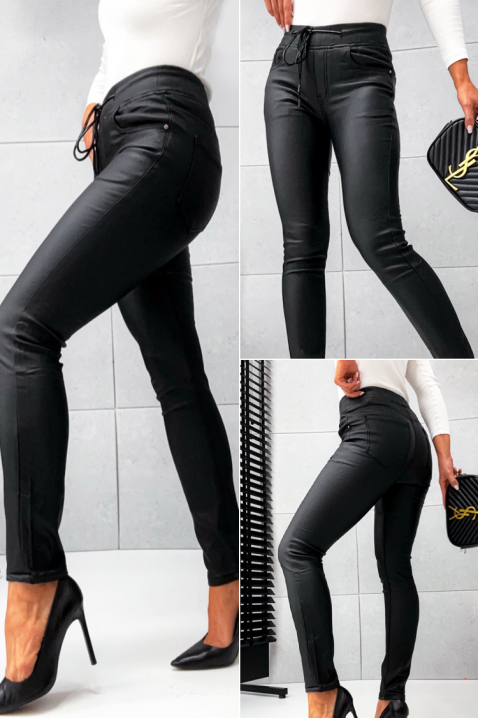 Hlače TERMONTA, Boja: crna, IVET.HR - MODERNA ODJEĆA