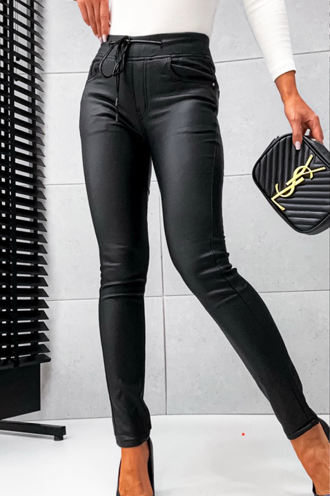 Hlače TERMONTA, Boja: crna, IVET.HR - MODERNA ODJEĆA