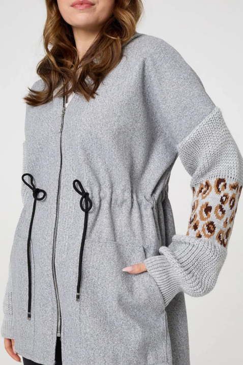 Dukserica KERTOLSA, Boja: siva, IVET.HR - MODERNA ODJEĆA