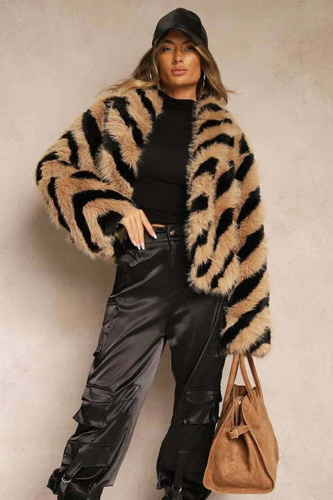 Kaput TIGRELZA BEIGE, Boja: bež, IVET.HR - MODERNA ODJEĆA