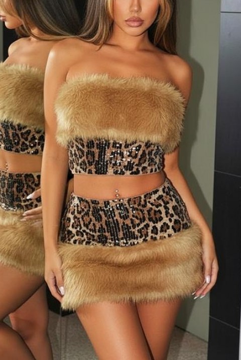 Komplet ZIBRENA BEIGE, Boja: bež, IVET.HR - MODERNA ODJEĆA