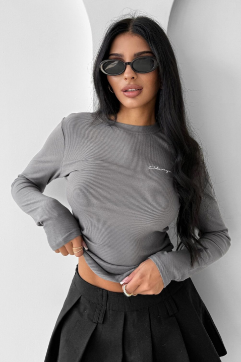 Ženska bluza DAVROLZA GREY, Boja: siva, IVET.HR - MODERNA ODJEĆA