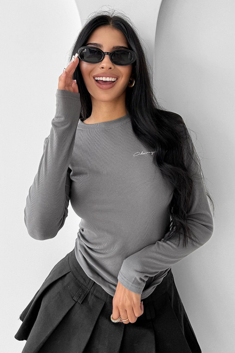 Ženska bluza DAVROLZA GREY, Boja: siva, IVET.HR - MODERNA ODJEĆA