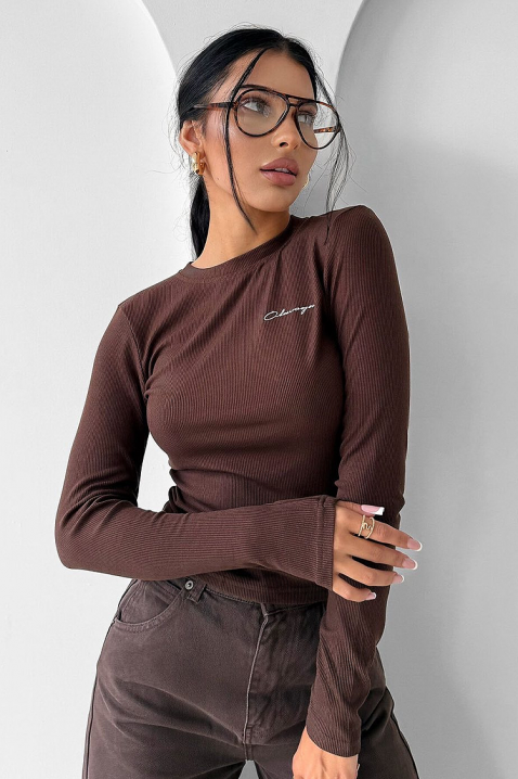 Ženska bluza DAVROLZA BROWN, Boja: smeđa, IVET.HR - MODERNA ODJEĆA