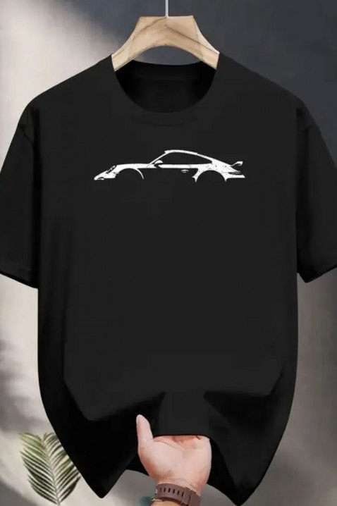 Muška majica POXOR, Boja: crna, IVET.HR - MODERNA ODJEĆA