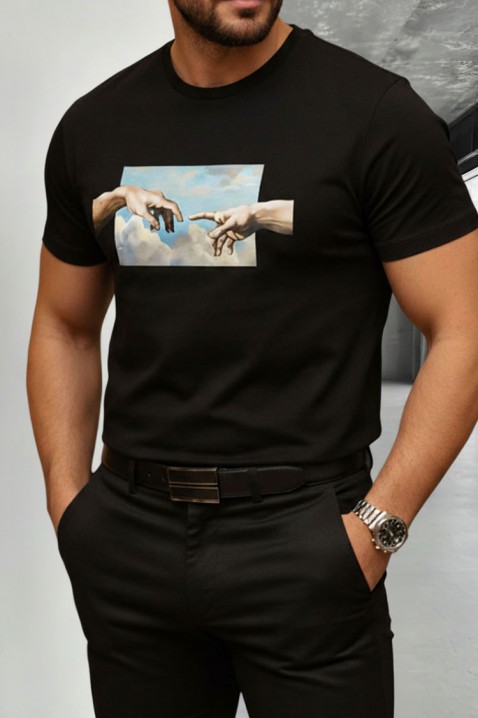 Muška majica KRITOLFO, Boja: crna, IVET.HR - MODERNA ODJEĆA