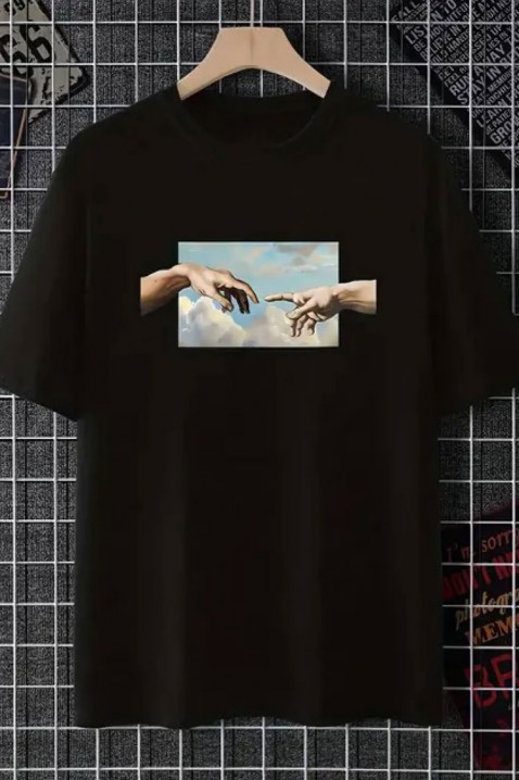 Muška majica KRITOLFO, Boja: crna, IVET.HR - MODERNA ODJEĆA