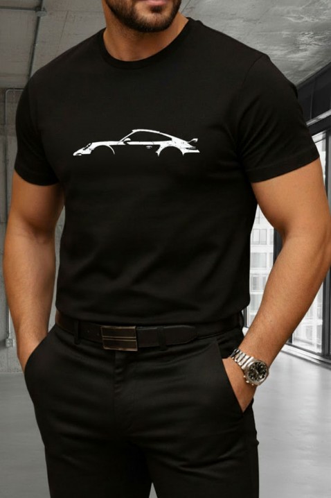 Muška majica POXOR, Boja: crna, IVET.HR - MODERNA ODJEĆA