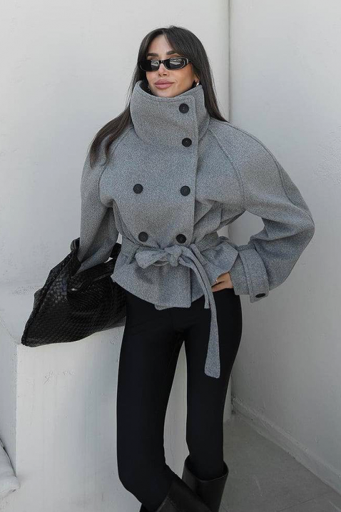 Kaput GREIONA GREY, Boja: siva, IVET.HR - MODERNA ODJEĆA