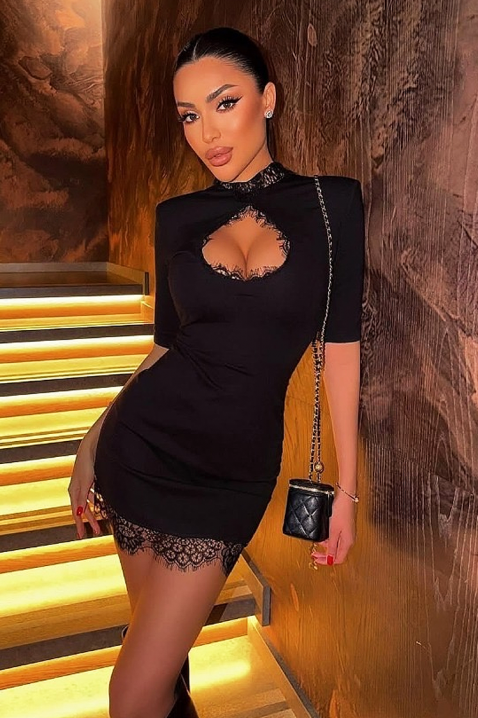 Haljina DEGRIONA, Boja: crna, IVET.HR - MODERNA ODJEĆA