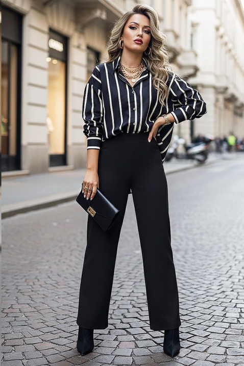 Ženska košulja ALEZANDA BLACK, Boja: crna, IVET.HR - MODERNA ODJEĆA