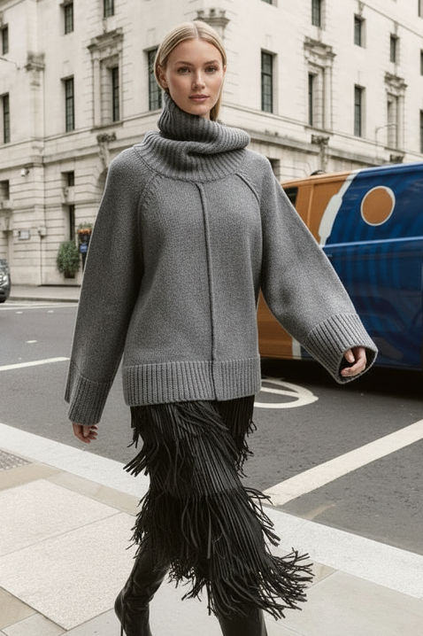 Džemper MLENVILDA GREY, Boja: siva, IVET.HR - MODERNA ODJEĆA