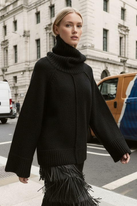 Džemper MLENVILDA BLACK, Boja: crna, IVET.HR - MODERNA ODJEĆA