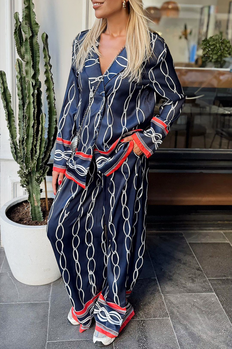 Komplet TRIUNZA, Boja: plava, IVET.HR - MODERNA ODJEĆA