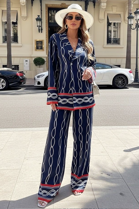 Komplet TRIUNZA, Boja: plava, IVET.HR - MODERNA ODJEĆA