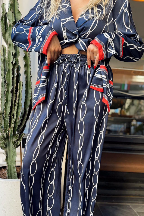 Komplet TRIUNZA, Boja: plava, IVET.HR - MODERNA ODJEĆA