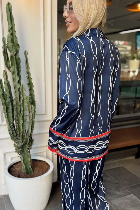 Komplet TRIUNZA, Boja: plava, IVET.HR - MODERNA ODJEĆA