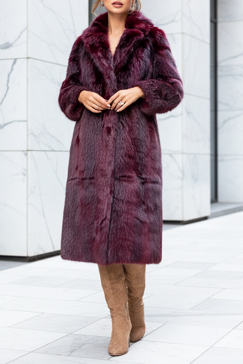 Kaput BORDINZA, Boja: bordo, IVET.HR - MODERNA ODJEĆA