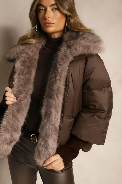 Jakna SIBRINZA BROWN, Boja: smeđa, IVET.HR - MODERNA ODJEĆA