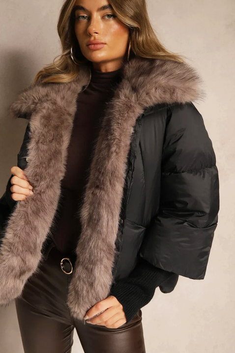 Jakna SIBRINZA BLACK, Boja: crna, IVET.HR - MODERNA ODJEĆA