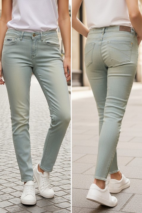 Traperice TEALZA, Boja: svijetlo plava, IVET.HR - MODERNA ODJEĆA