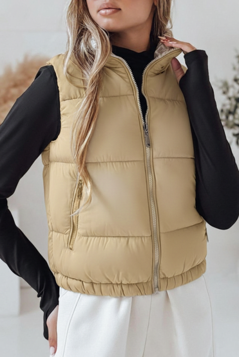 Prsluk BRASELDA BEIGE, Boja: bež, IVET.HR - MODERNA ODJEĆA