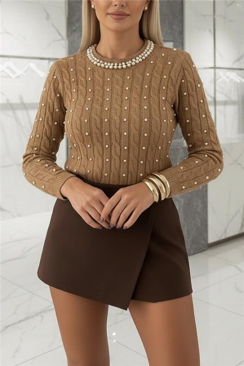 Ženska bluza PERIOLA CAMEL, Boja: svjetlosmeđa, IVET.HR - MODERNA ODJEĆA