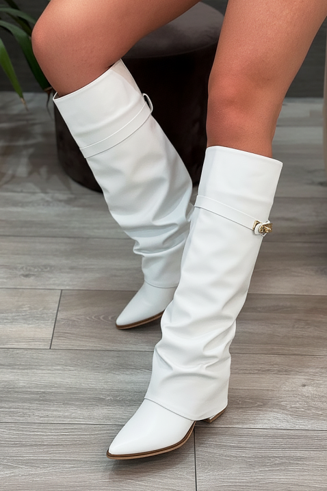 Čizme GIVENDRA WHITE, Boja: bijela, IVET.HR - MODERNA ODJEĆA
