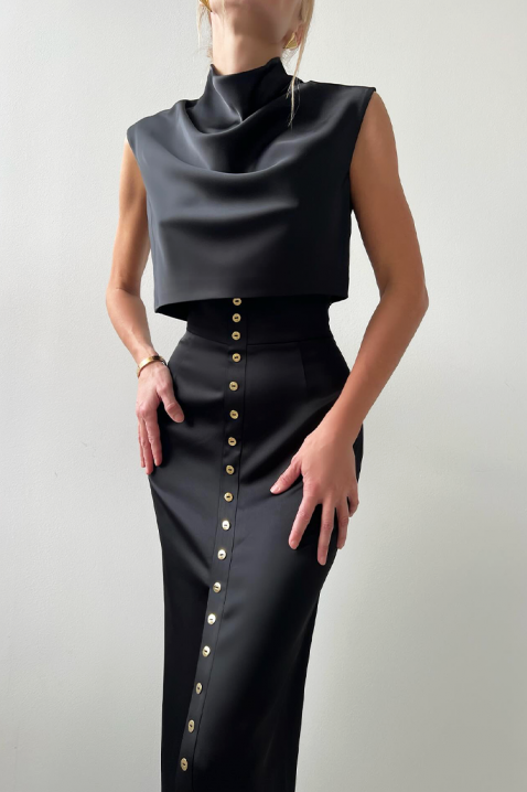 Komplet POLIONA BLACK, Boja: crna, IVET.HR - MODERNA ODJEĆA