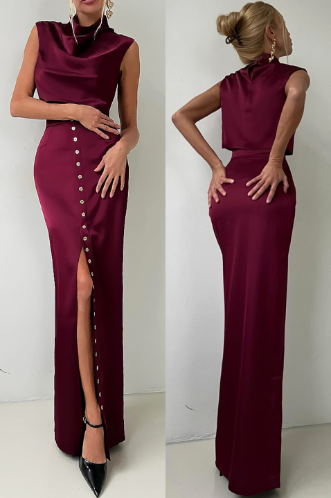 Komplet POLIONA BORDO, Boja: bordo, IVET.HR - MODERNA ODJEĆA