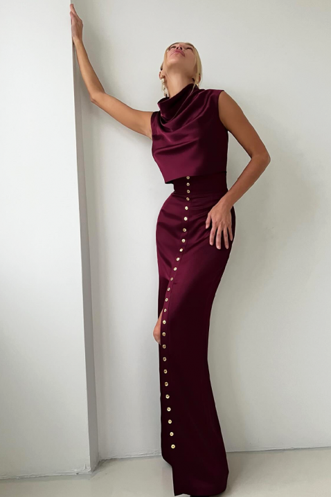 Komplet POLIONA BORDO, Boja: bordo, IVET.HR - MODERNA ODJEĆA