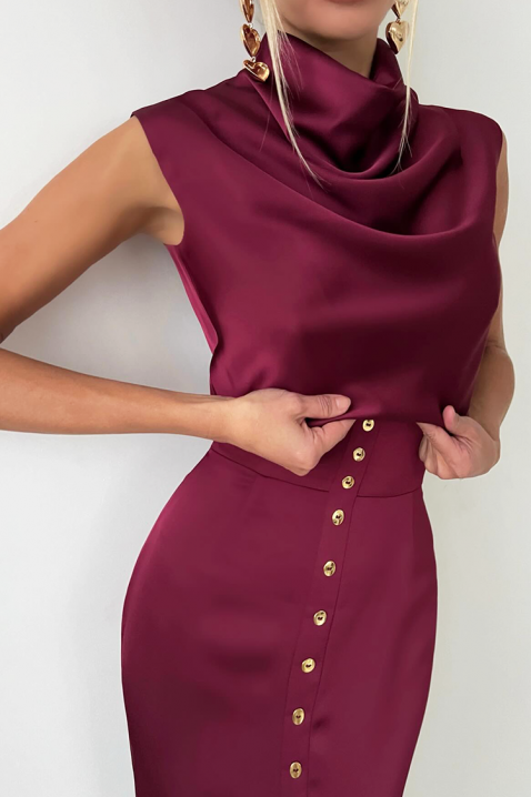 Komplet POLIONA BORDO, Boja: bordo, IVET.HR - MODERNA ODJEĆA