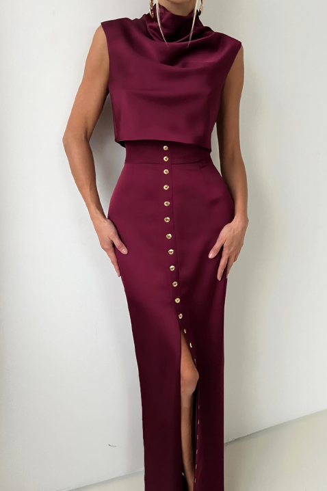 Komplet POLIONA BORDO, Boja: bordo, IVET.HR - MODERNA ODJEĆA