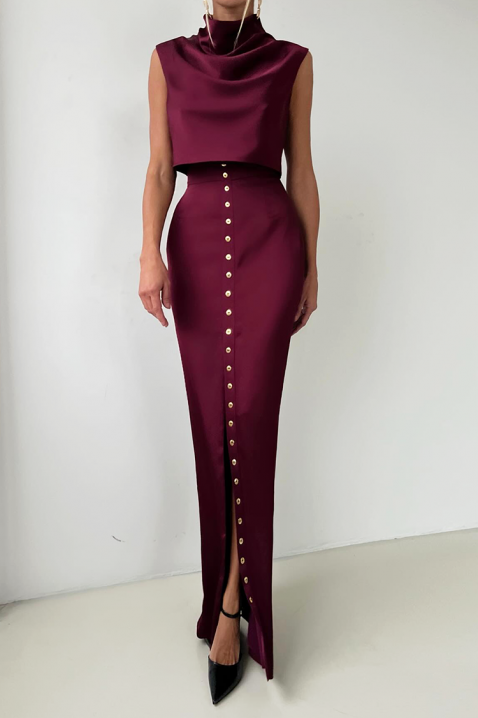 Komplet POLIONA BORDO, Boja: bordo, IVET.HR - MODERNA ODJEĆA