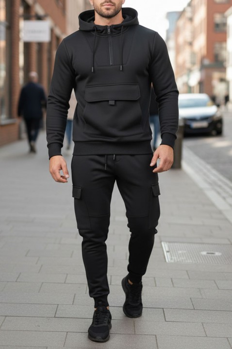 Muški komplet BETRIDO BLACK, Boja: crna, IVET.HR - MODERNA ODJEĆA