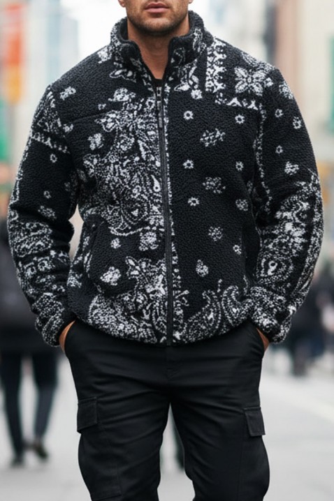 Muška dukserica FERENZO, Boja: crna, IVET.HR - MODERNA ODJEĆA