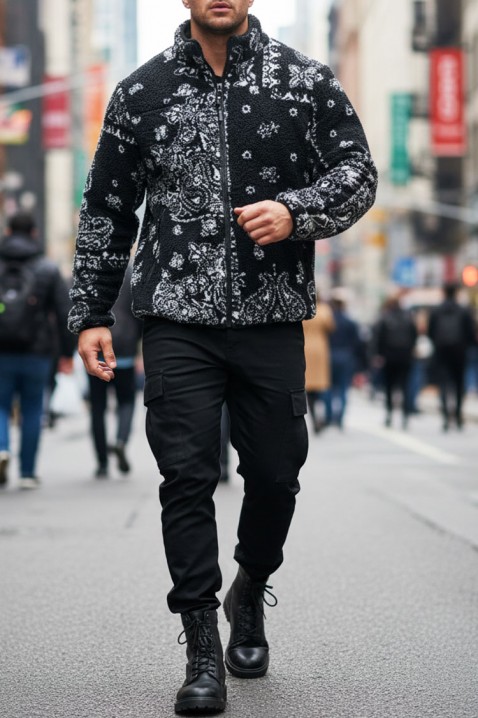 Muška dukserica FERENZO, Boja: crna, IVET.HR - MODERNA ODJEĆA