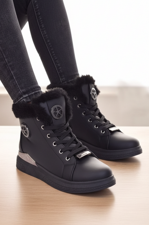 Ženske gležnjače VEONELZA BLACK, Boja: crna, IVET.HR - MODERNA ODJEĆA