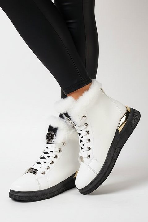 Ženske gležnjače VEONELZA WHITE, Boja: bijela, IVET.HR - MODERNA ODJEĆA