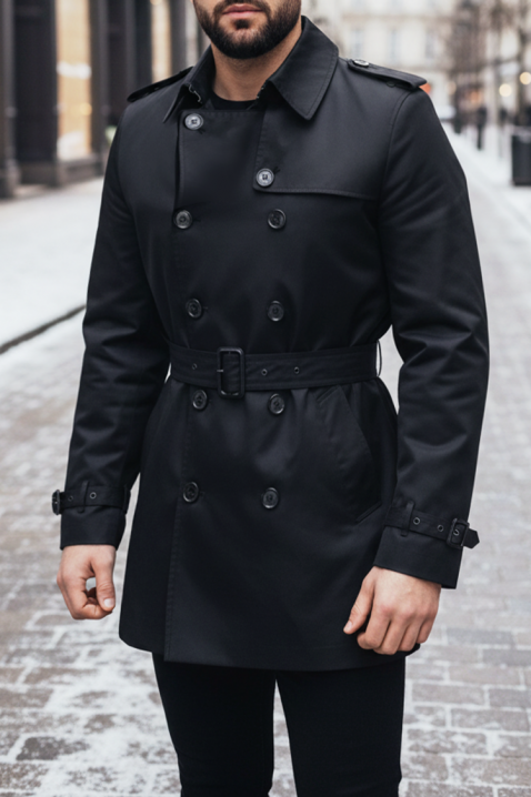 Muški kaput XABELTO, Boja: crna, IVET.HR - MODERNA ODJEĆA