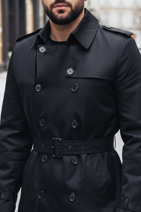 Muški kaput XABELTO, Boja: crna, IVET.HR - MODERNA ODJEĆA