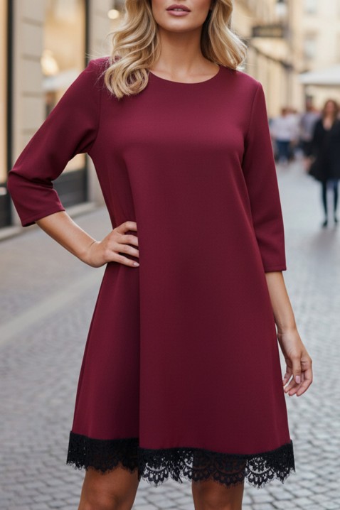 Haljina DEBROLA BORDO, Boja: bordo, IVET.HR - MODERNA ODJEĆA