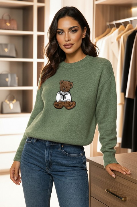 Ženska bluza BEARITA GREEN, Boja: zelena, IVET.HR - MODERNA ODJEĆA