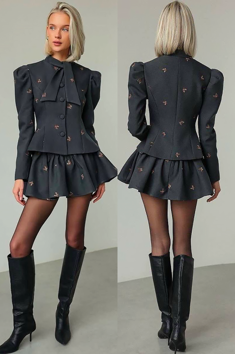 Komplet REVOLDANA, Boja: crna, IVET.HR - MODERNA ODJEĆA