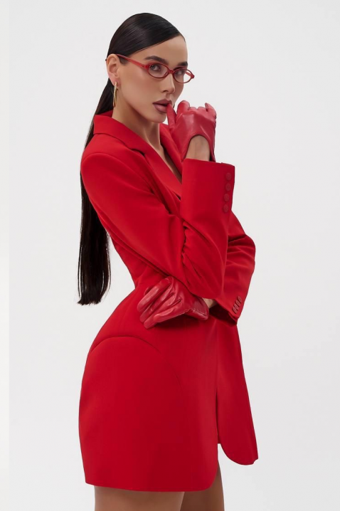 Haljina - blejzer BLEINVELDA, Boja: crvena, IVET.HR - MODERNA ODJEĆA