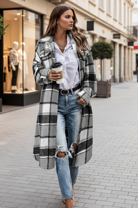 Kaput RAYENITA GREY, Boja: siva, IVET.HR - MODERNA ODJEĆA