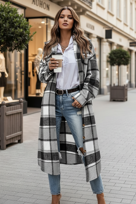 Kaput RAYENITA GREY, Boja: siva, IVET.HR - MODERNA ODJEĆA