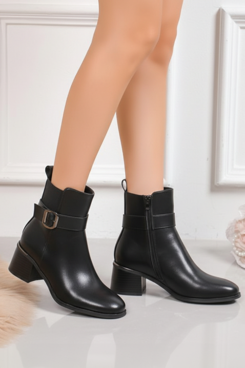 Ženske gležnjače BERDILFA, Boja: crna, IVET.HR - MODERNA ODJEĆA